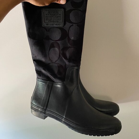 Vintage Coach Rain Boots Worn only Once! - Picture 6 of 6